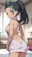pokemon lesbian porn comic - The Pull That Stayed After Midnight - AI generated portrait image in 1080x1920 resolution by @anon