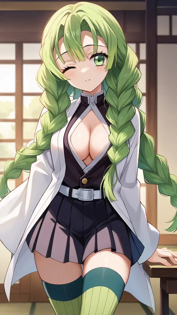 mitsuri kanroji sex doll - The Secret That Became My Only Direction - AI generated portrait image in 1080x1920 resolution by @anon