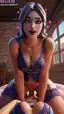 fortnite 3d xxx - The Temptation That Breathed Under the Surface - AI generated portrait image in 1080x1920 resolution by Anonymous Creator