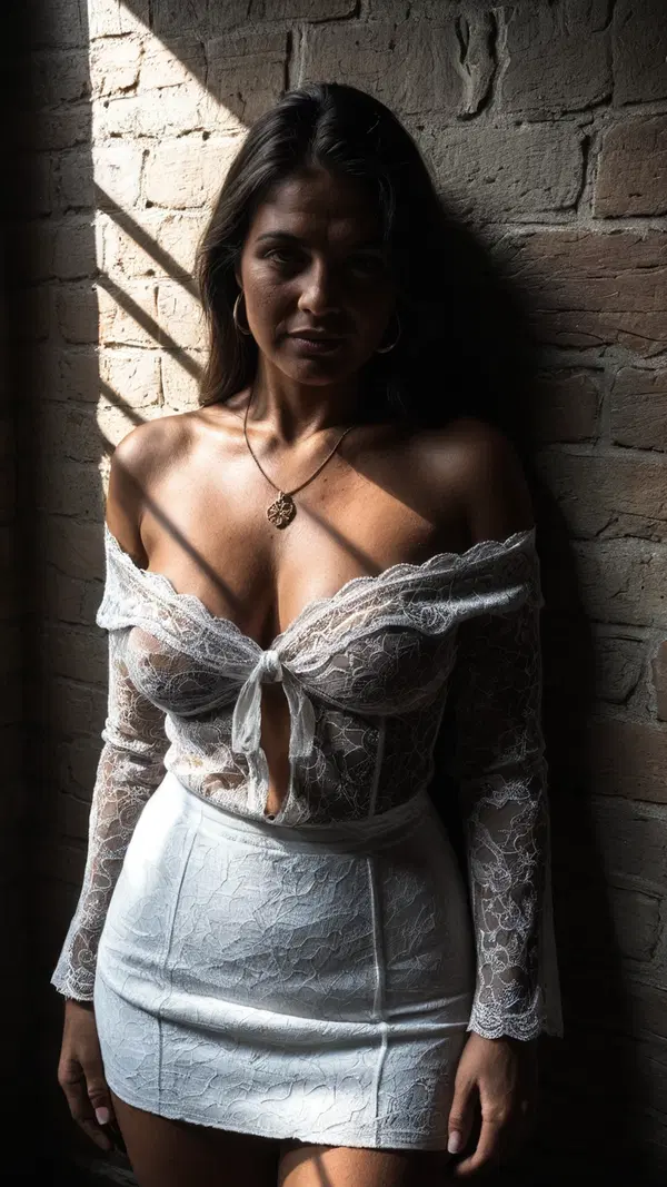 ai shemale porn pictures - The Storm That Turned Softly Dangerous - AI generated portrait image in 1080x1920 resolution by @anon