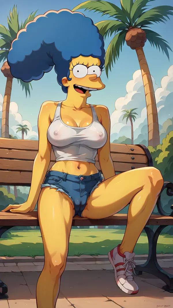 simpsons e hentai - Every Night Full of This Desire - AI generated portrait image in 1080x1920 resolution by @anon