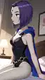 raven rockette lesbian porn - A Fall That Changed Shape in the Dark - AI generated portrait image in 1080x1920 resolution by @anon