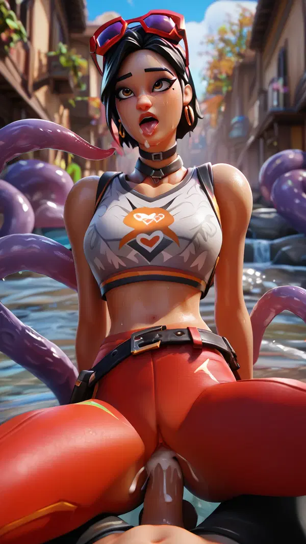 fortnite sunstrider rule 34 - The Edge That Left a Mark - AI generated portrait image in 1080x1920 resolution by @anon
