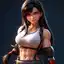 tifa lockhart created by - The Gravity That Stayed Where It Should Not - AI generated square image in 1080x1080 resolution by @anon