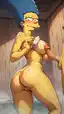 marge simpsons sisters - The Obsession That Refused to Fade - AI generated portrait image in 1080x1920 resolution by @anon