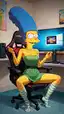 simpsons lisa xxx - The Flame That Learned My Name - AI generated portrait image in 1080x1920 resolution by @anon