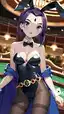 raven cosplay vr porn - Every Fever That Found the Dark - AI generated portrait image in 1080x1920 resolution by @anon