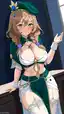 genshin impact hentai 2d - A Fire That Broke the Quiet - AI generated portrait image in 1080x1920 resolution by @anon