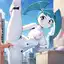 my life as a teenage robot jenny wakeman - The Gravity That Left No Easy Exit - AI generated square image in 1080x1080 resolution by Anonymous Creator