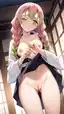 mitsuri milk hentai - The Rush That Left No Easy Exit - AI generated portrait image in 1080x1920 resolution by @anon