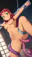 rule 34 starfire x raven - An Edge That Moved Through Every Wall - AI generated portrait image in 1080x1920 resolution by @anon