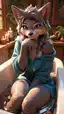 create furry porn ai - An Ache That Breathed Under the Surface - AI generated portrait image in 1080x1920 resolution by @anon