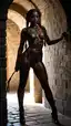 ebony pussy lips - A Shadow That Outran the Morning - AI generated portrait image in 1080x1920 resolution by @anon