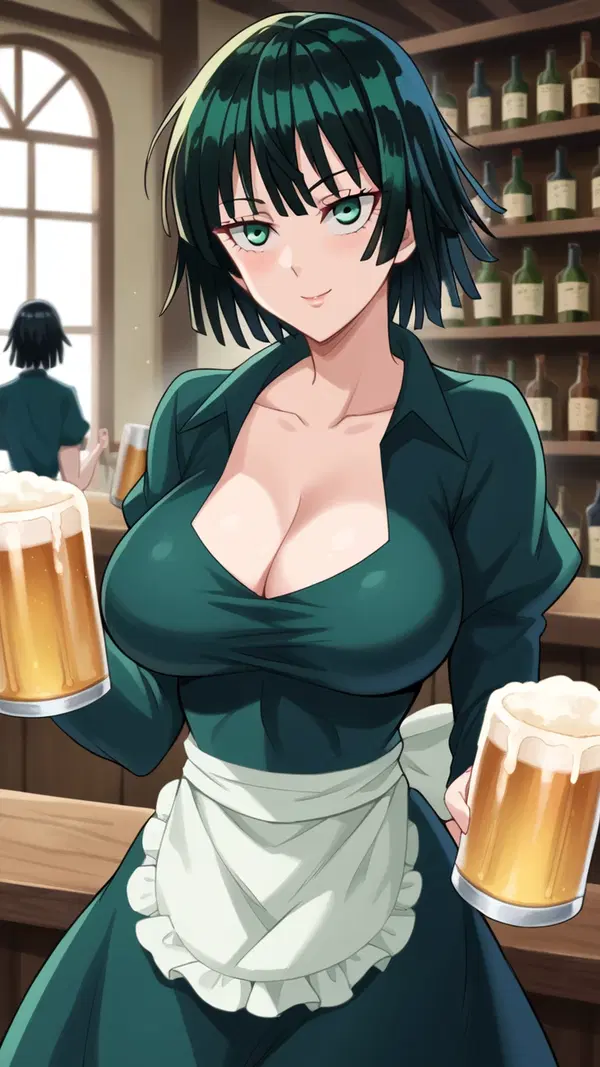 one punch man fubuki manga - The Shadow That Could Not Bury - AI generated portrait image in 1080x1920 resolution by @anon