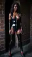 ebony trans naked - A Pulse That Made Hunger Look Holy - AI generated portrait image in 1080x1920 resolution by Anonymous Creator