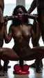 ebony naked onlyfans - The Night Carried This Burn - AI generated portrait image in 1080x1920 resolution by @anon