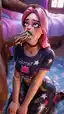 opal fortnite porn - Passion That Rules the Night - AI generated portrait image in 1080x1920 resolution by @anon