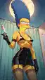 velhos costumes simpsons hentai - A Pull That Moved Through Every Wall - AI generated portrait image in 1080x1920 resolution by @anon
