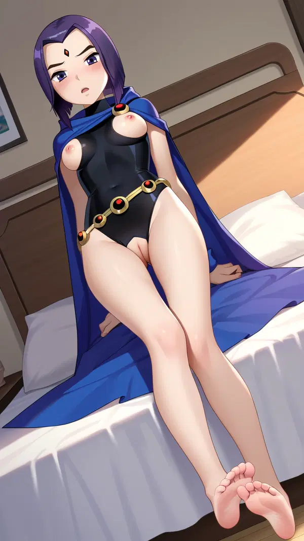 raven hentai animation - One More Hour of Tremor - AI generated portrait image in 1080x1920 resolution by @anon