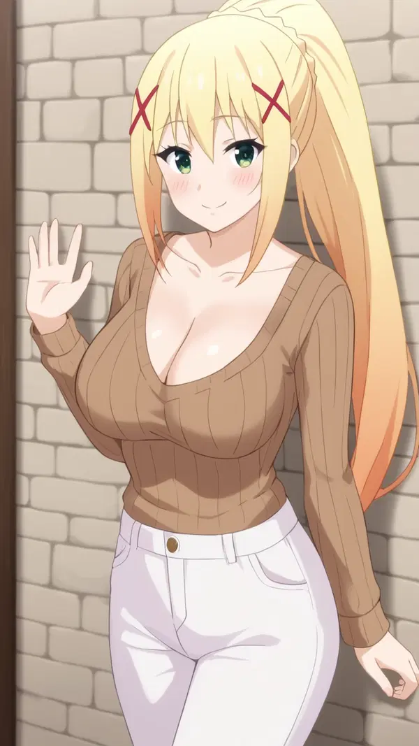 konosuba anime hentai - A Current That Became the Answer - AI generated portrait image in 1080x1920 resolution by @anon