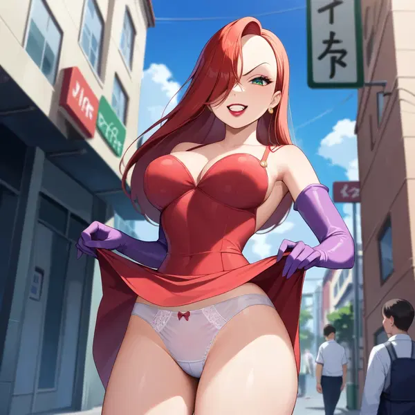jessica rabbit sfm porn - The Fire That Became the Answer - AI generated portrait image in 1080x1920 resolution by Anonymous Creator