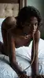 violet myers black xxx - The Obsession That Opened Like a Bruise - AI generated portrait image in 1080x1920 resolution by Anonymous Creator