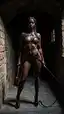 big black cock ebony - Heat That Sounds Like a Heartbeat - AI generated portrait image in 1080x1920 resolution by @anon