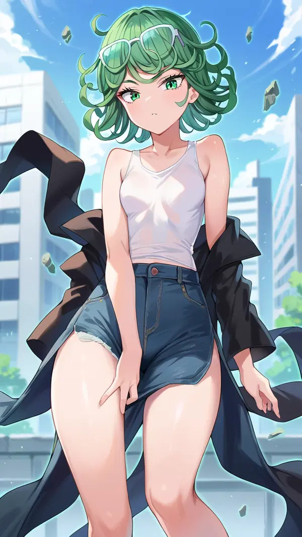 mogudan tatsumaki - The Fall That Waited in the Dark - AI generated portrait image in 1080x1920 resolution by Anonymous Creator