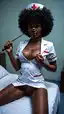 ebony big tits blowjob - A Craving That Asked for Nothing Back - AI generated portrait image in 1080x1920 resolution by Anonymous Creator