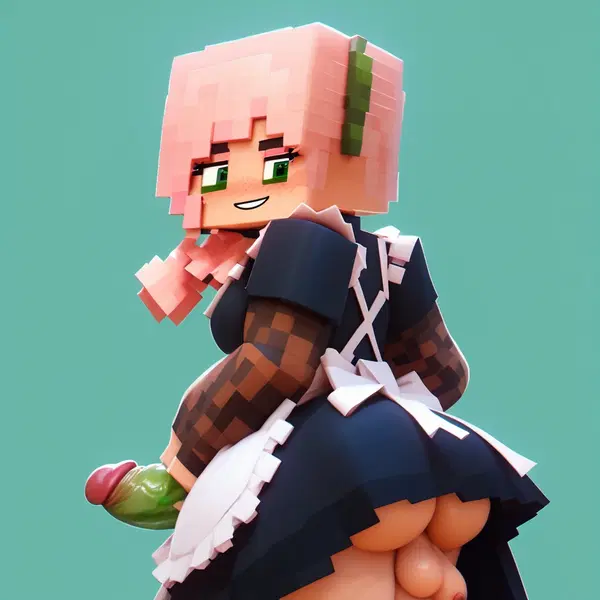 sex mode in minecraft - No Escape From This Addiction - AI generated square image in 1080x1080 resolution by @anon