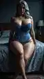 naked chubby black women - A Shiver That Changed Shape in the Dark - AI generated portrait image in 1080x1920 resolution by @anon