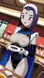 rule 34 raven starfire - A Spark That Refused to Fade - AI generated portrait image in 1080x1920 resolution by @anon