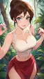 sex tarzan video - All That Heat Without a Name - AI generated portrait image in 1080x1920 resolution by @anon