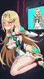 ssbu pyra and mythra - A Dangerous Kind of Desire - AI generated portrait image in 1080x1920 resolution by @anon