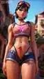 fortnite jules sex - A Collapse That Felt Like Falling - AI generated portrait image in 1080x1920 resolution by @anon