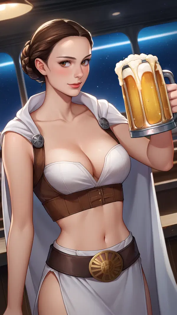 star wars sex porn - The Desire That Kept Its Hands on the Hour - AI generated portrait image in 1080x1920 resolution by Anonymous Creator