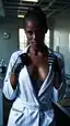 ebony bbw milf porn - The Gravity That Refused the Morning - AI generated portrait image in 1080x1920 resolution by Anonymous Creator