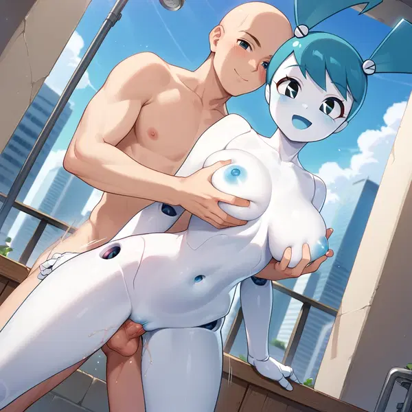 robot girl porn comics - A Danger That Turned the Key - AI generated square image in 1080x1080 resolution by @anon