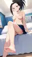 midnight mha nsfw - Desire That Went All the Way Down - AI generated portrait image in 1080x1920 resolution by @anon