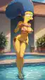 simpsons porn bart - A Pressure That Moved Like a Secret - AI generated portrait image in 1080x1920 resolution by @anon