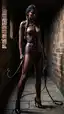 ebony perfect tits - Temptation Wrapped in Shadows - AI generated portrait image in 1080x1920 resolution by @anon