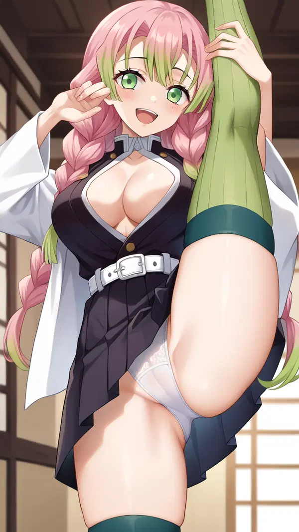 mitsuri hentai figure - The Glow That Turned Into Weather - AI generated portrait image in 1080x1920 resolution by @anon