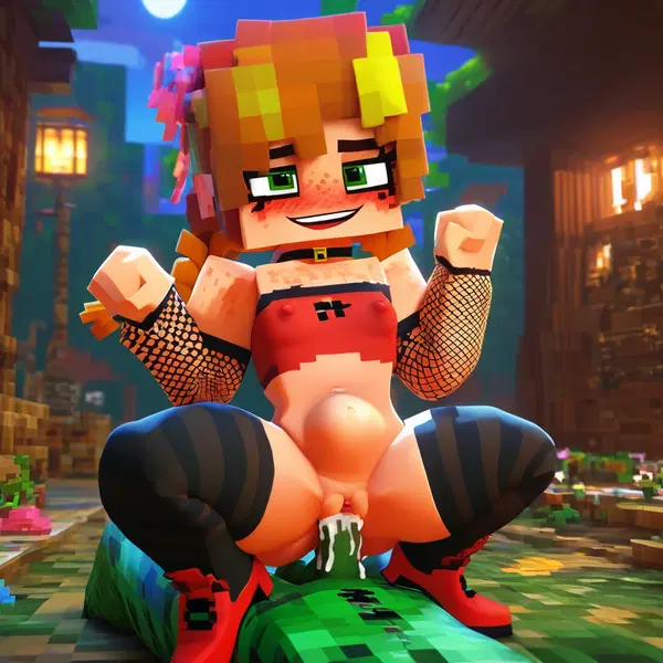 xxx anime minecraft - The Heat That Pulled Me Under - AI generated square image in 1080x1080 resolution by @anon