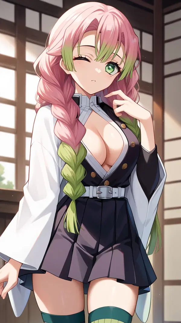 demon slayer sex comic - A Warning Written as Storm - AI generated portrait image in 1080x1920 resolution by @anon