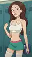 tricia lange rick and morty - The Secret That Left No Easy Exit - AI generated portrait image in 1080x1920 resolution by Anonymous Creator