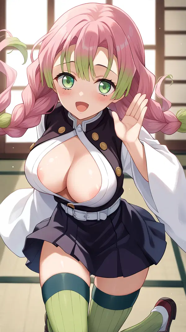 demon slayer ai porn - The Hunger That Stayed Beneath My Skin - AI generated portrait image in 1080x1920 resolution by @anon