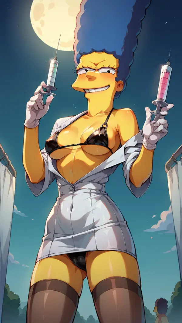 simpsons lisa porn - The Restlessness That Stayed Too Close - AI generated portrait image in 1080x1920 resolution by @anon