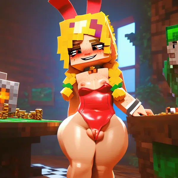 minecraft furry hentai - A Want That Turned the Key - AI generated square image in 1080x1080 resolution by @anon
