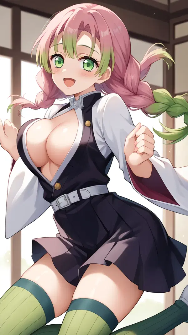comic dub demon slayer porn - A Friction That Wrote Itself in Smoke - AI generated portrait image in 1080x1920 resolution by @anon