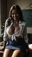 tulsi sex chat - A Night That Made Control Disappear - AI generated portrait image in 1080x1920 resolution by @anon